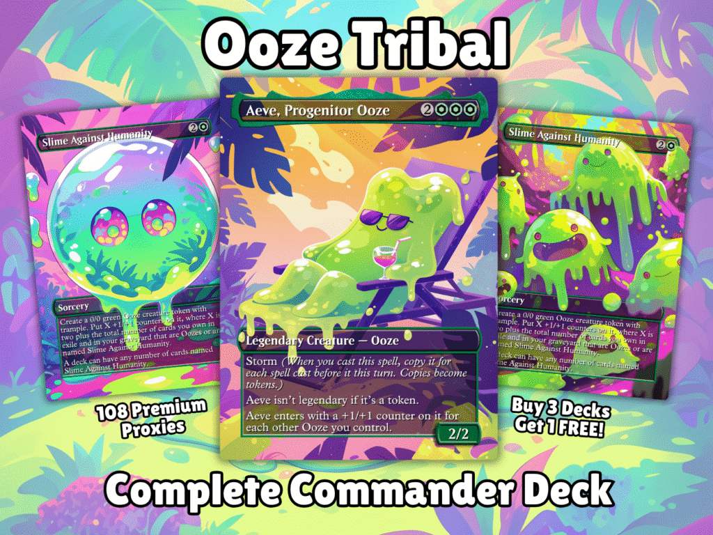 Ooze mtg proxy commander deck chibi