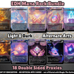 Double Sided MTG Proxy Mana Rock Bundle - 18 cards