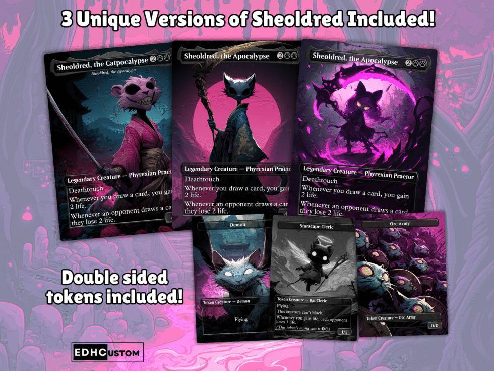 Sheoldred MTG Proxy Commander Deck