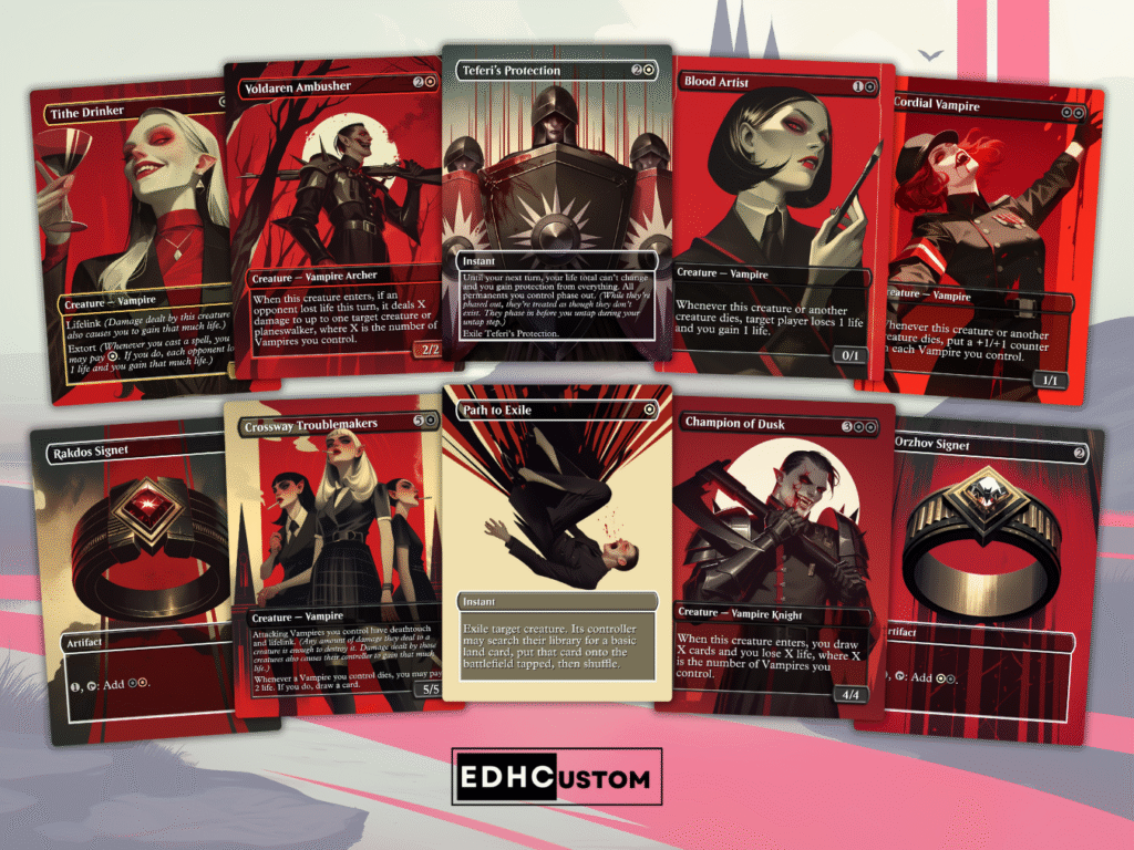 Edgar Markov Vampires MTG Proxy Commander Deck