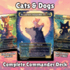 Cats and Dogs mtg Rin and Seri mtg proxy commander deck