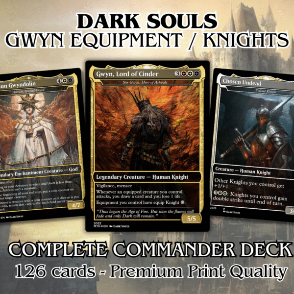 dark souls mtg proxy commander deck