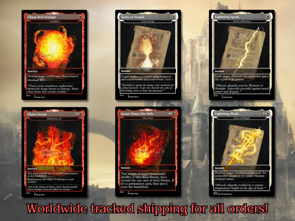 Dark Souls MTG Proxy Commander Deck Dark Souls MTG Proxy Commander Deck