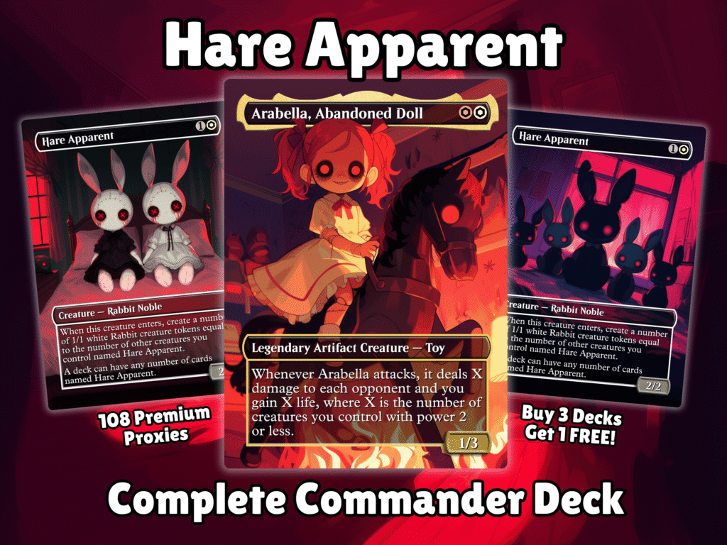 mtg hare apparent commander deck Proxy – Proxy Pantheon Foundations (FDN) #15 Illustrated by Milivoj eran Magic I made this Hare Apparent