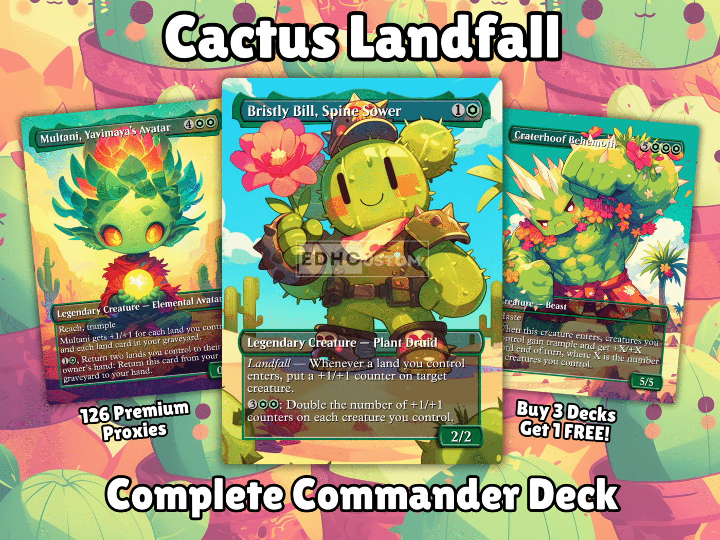 bristly bill mtg proxy commander deck