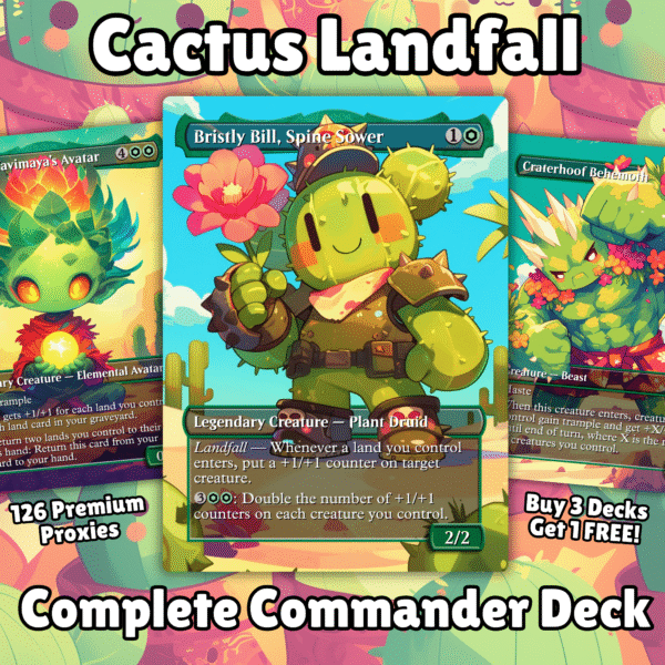 bristly bill mtg proxy commander deck