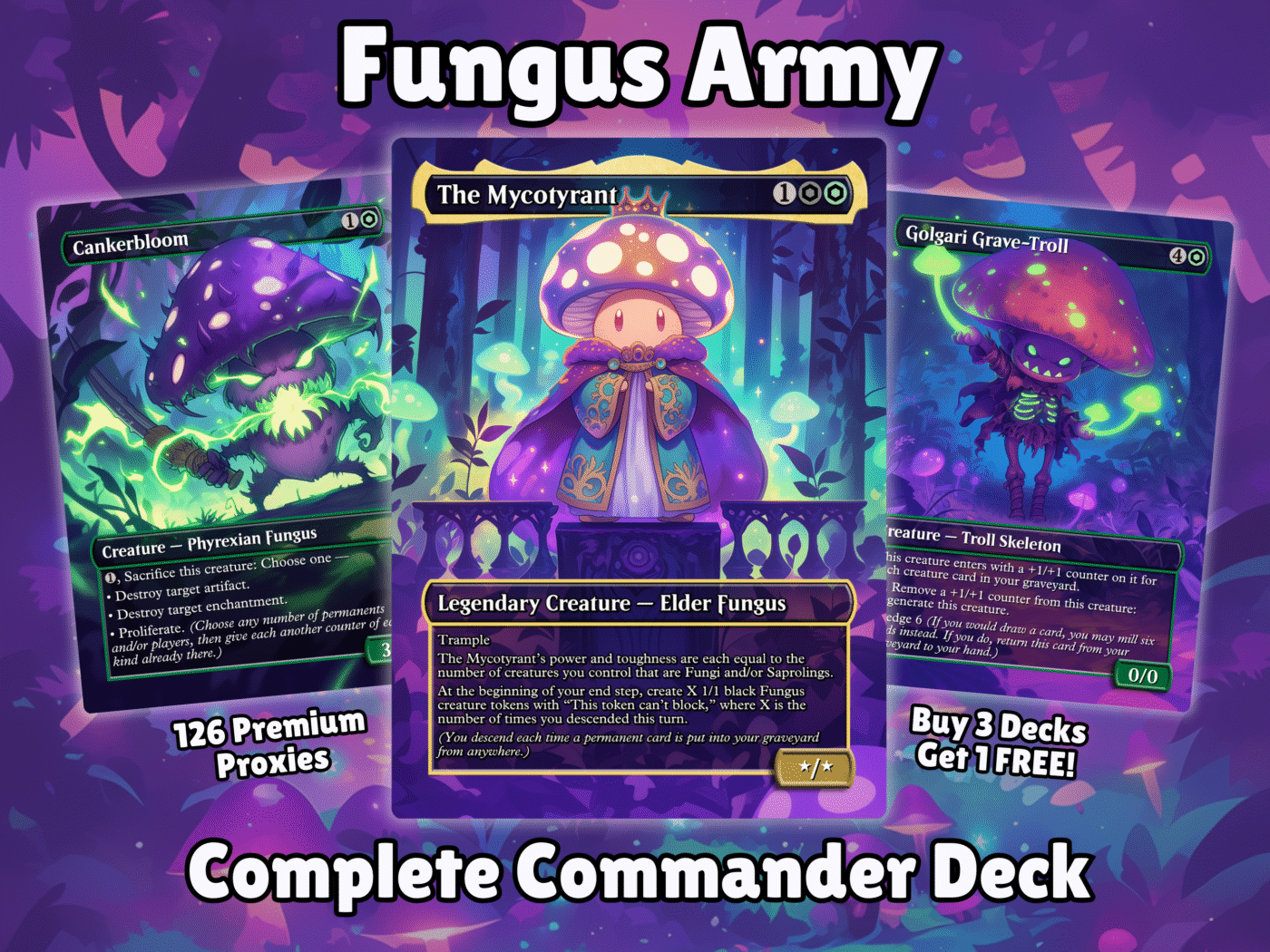 mtg mycotyrant proxy commander deck