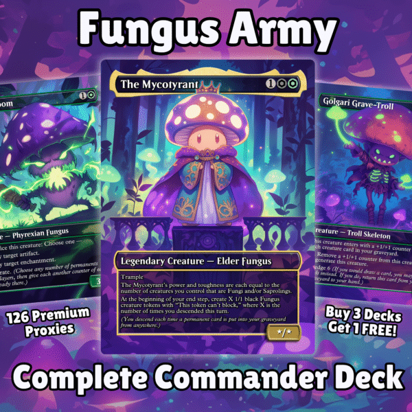 Homepage 39 mtg mycotyrant proxy commander deck