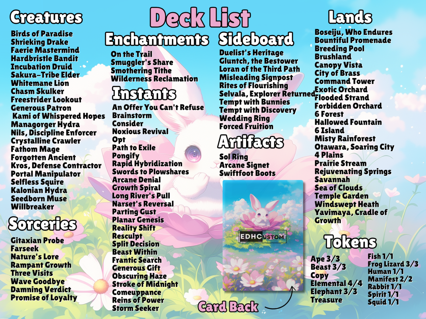 Group Hug MTG Proxy Commander Deck 10 11