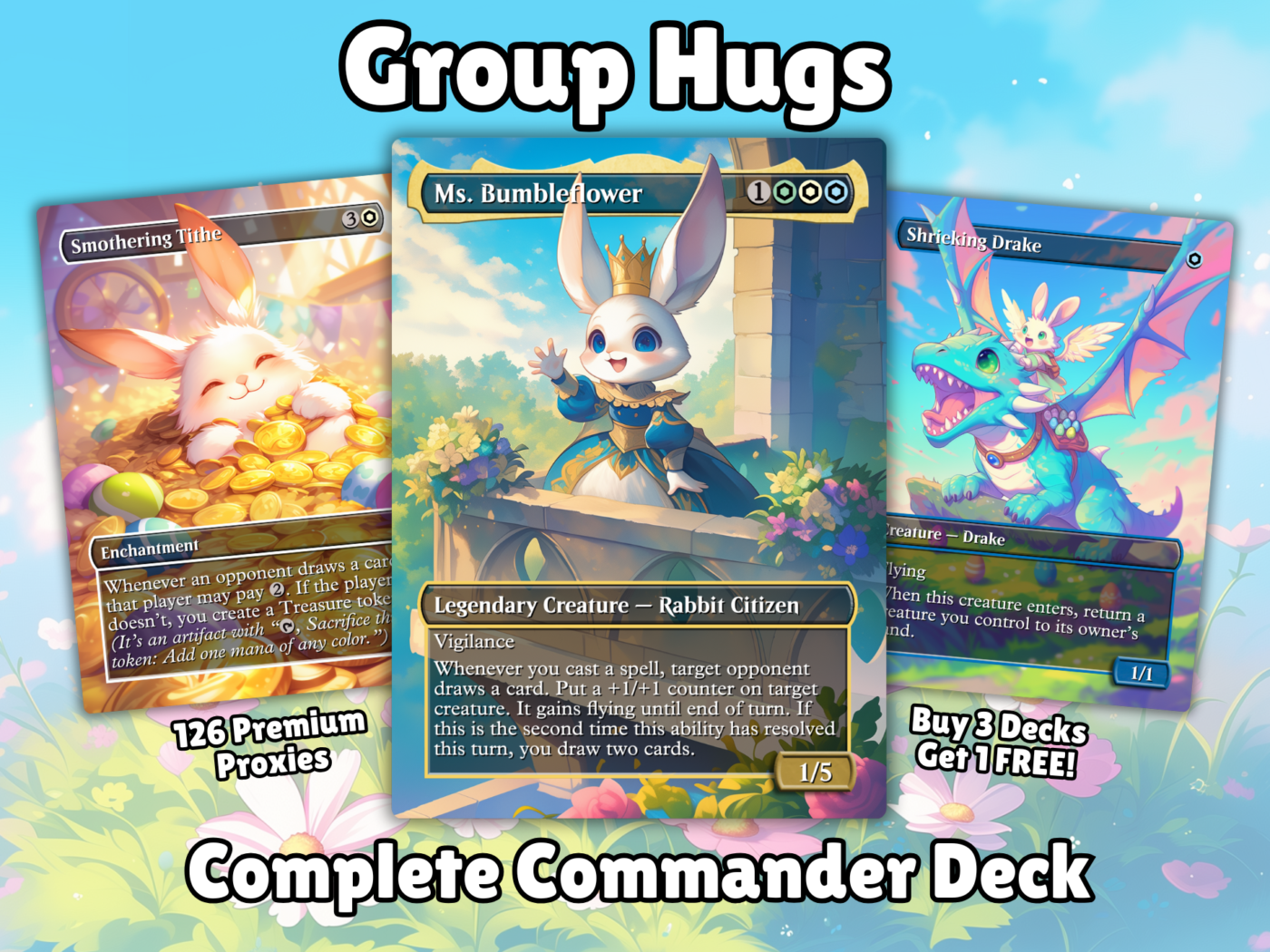 Group Hug MTG Proxy Commander Deck 1 group hug mtg proxy commander deck