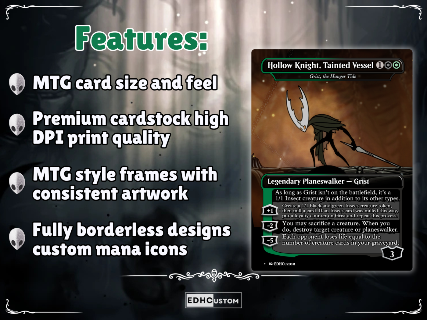 Hollow Knight MTG Proxy Commander Deck 8 8