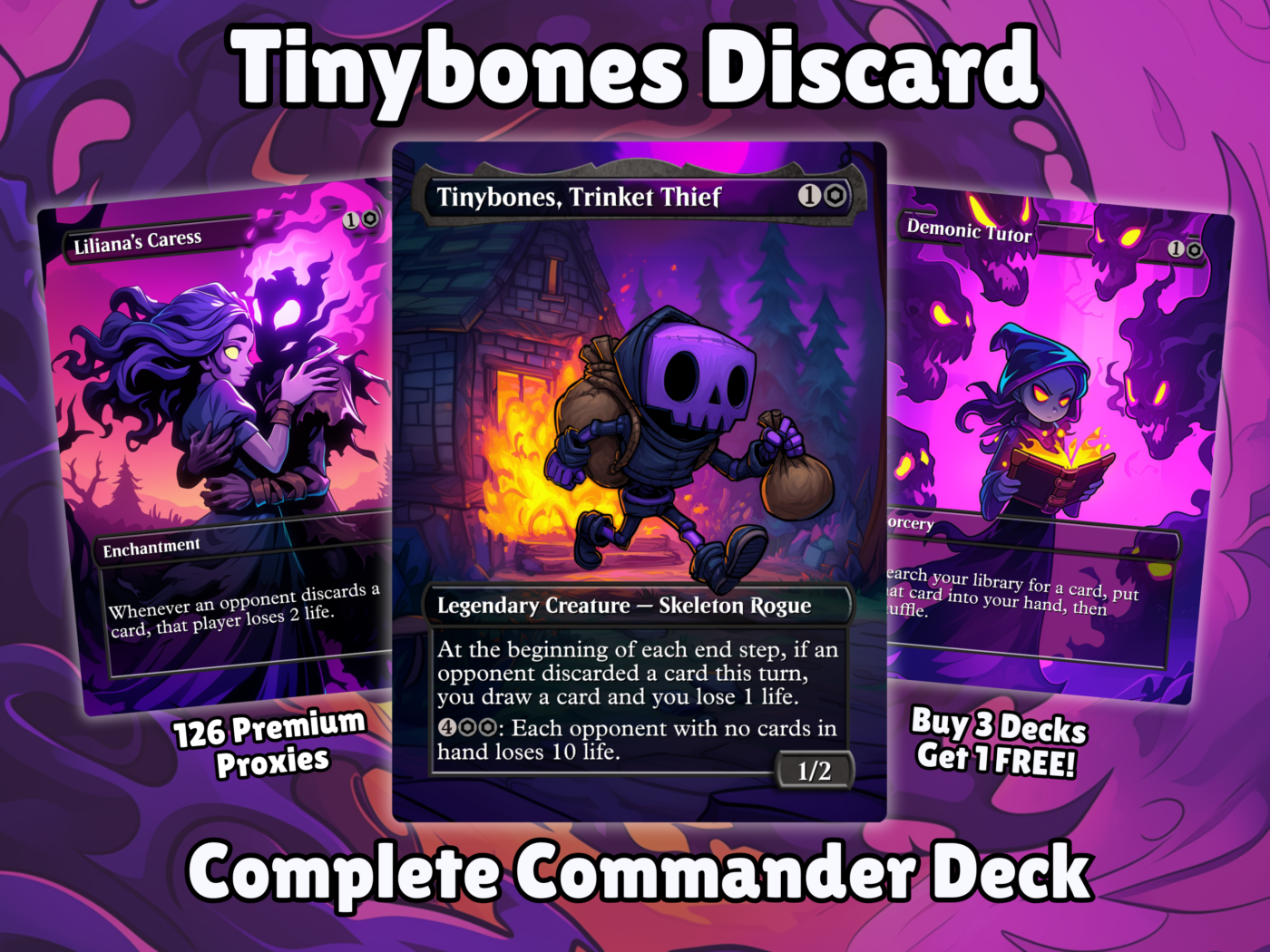 tinybones mtg proxy commander deck