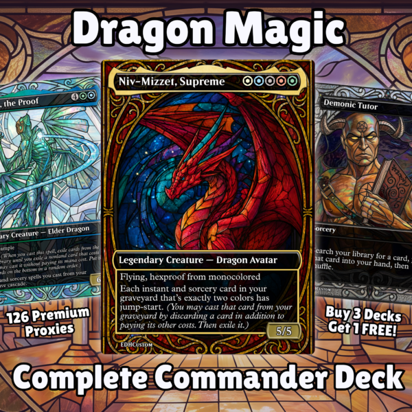 niv mizzet mtg proxy commander deck