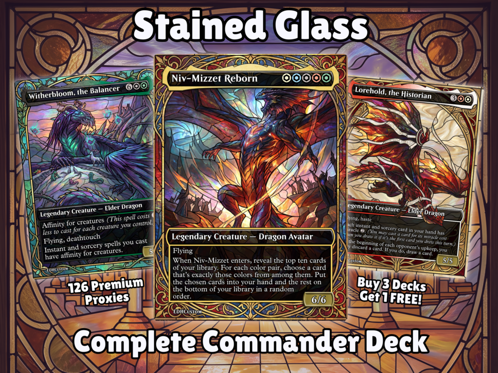 Niv Mizzet MTG Proxy Commander Deck