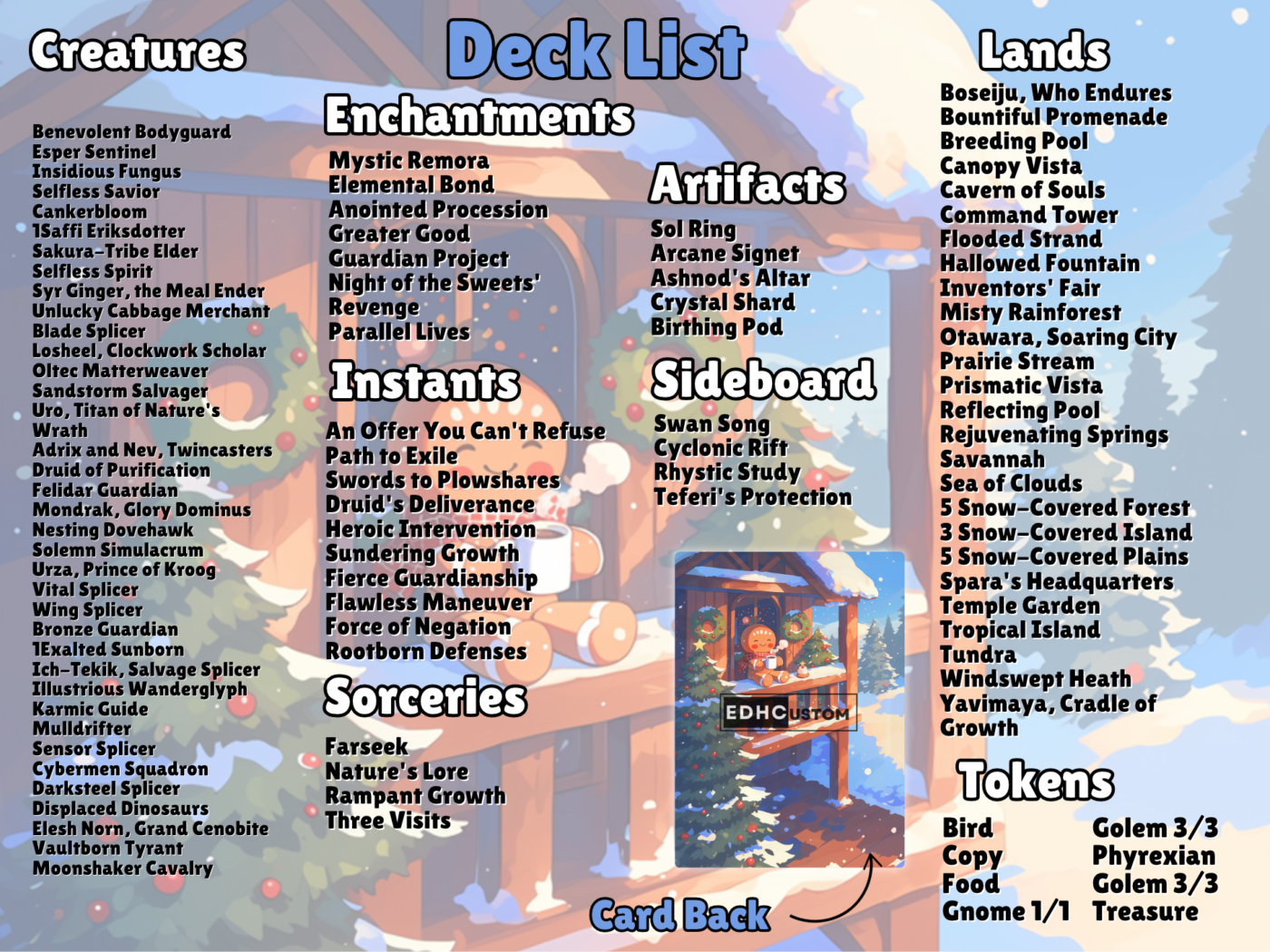 Brenard Proxy Commander Deck 10 BRENNARD XMAS DECK 1
